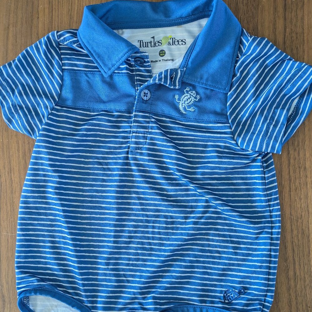 Turtles & Tees- Golf Onesie 12-18 months
